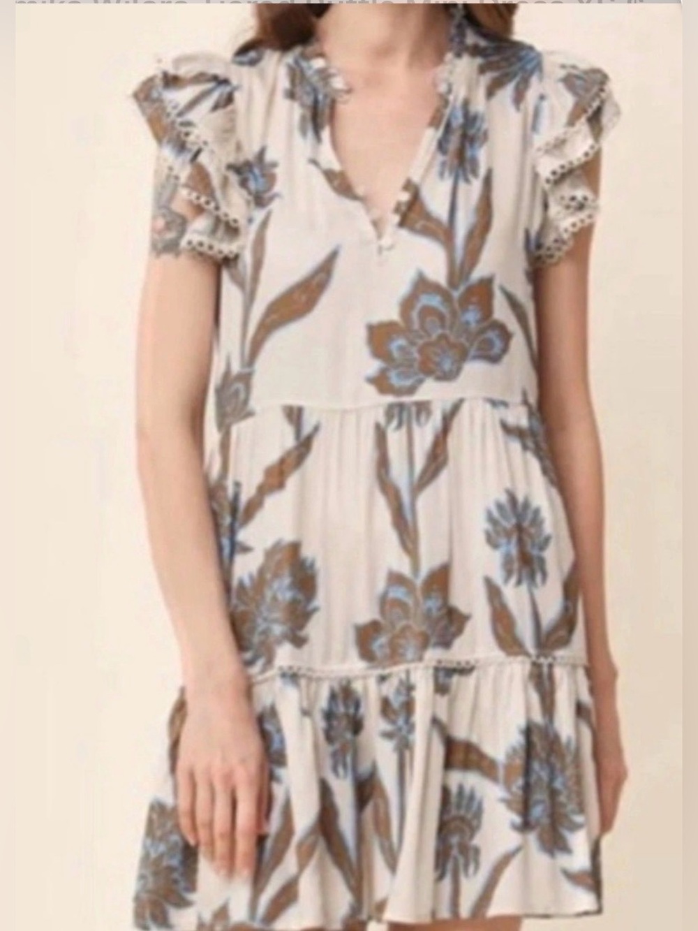 Omika Wilora Mini Dress Maira Dune from Anthropologie XS